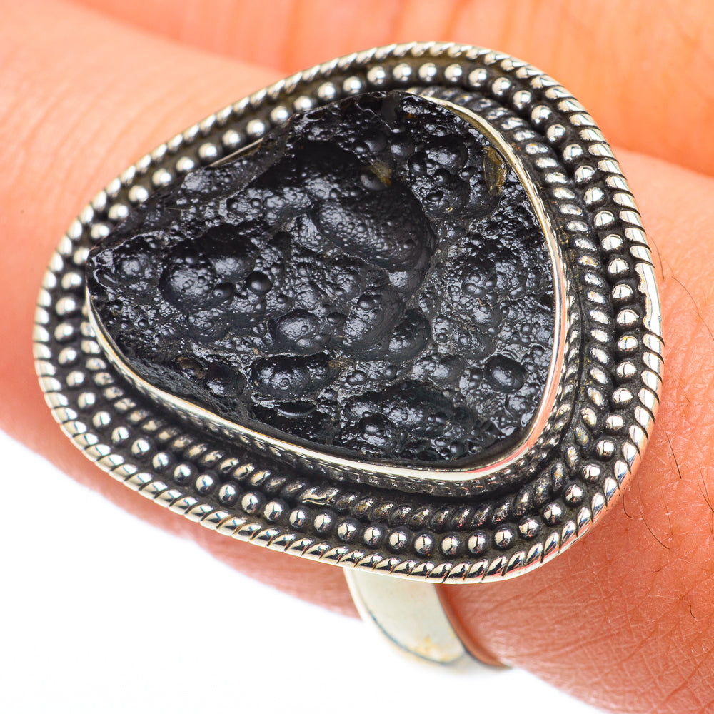 Tektite Rings handcrafted by Anasilvercos - RING64655