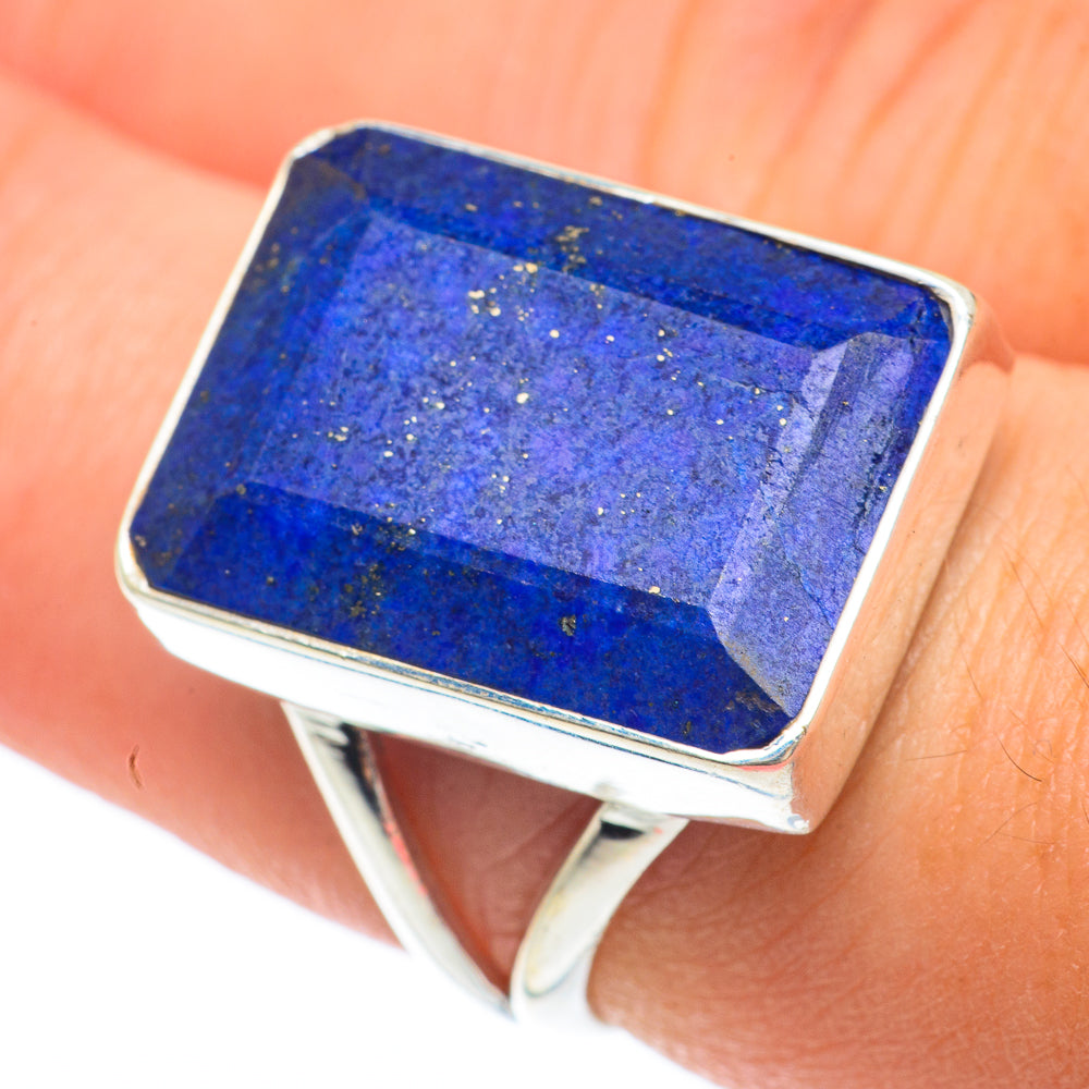 Lapis Lazuli Rings handcrafted by Anasilvercos - RING64666