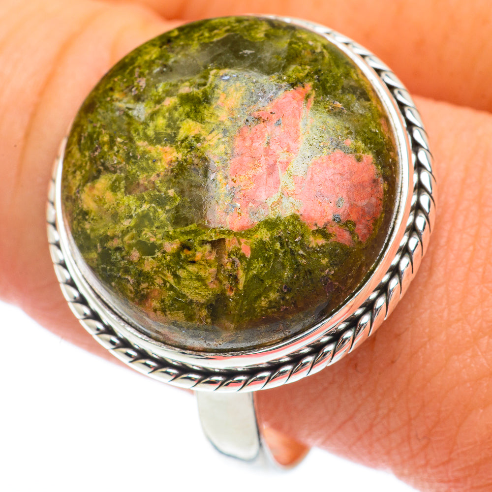 Unakite Rings handcrafted by Anasilvercos - RING64669