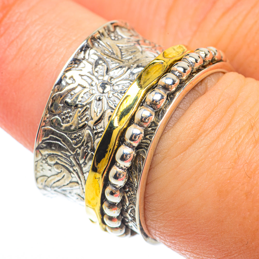 Meditation Spinner Rings handcrafted by Anasilvercos - RING64682