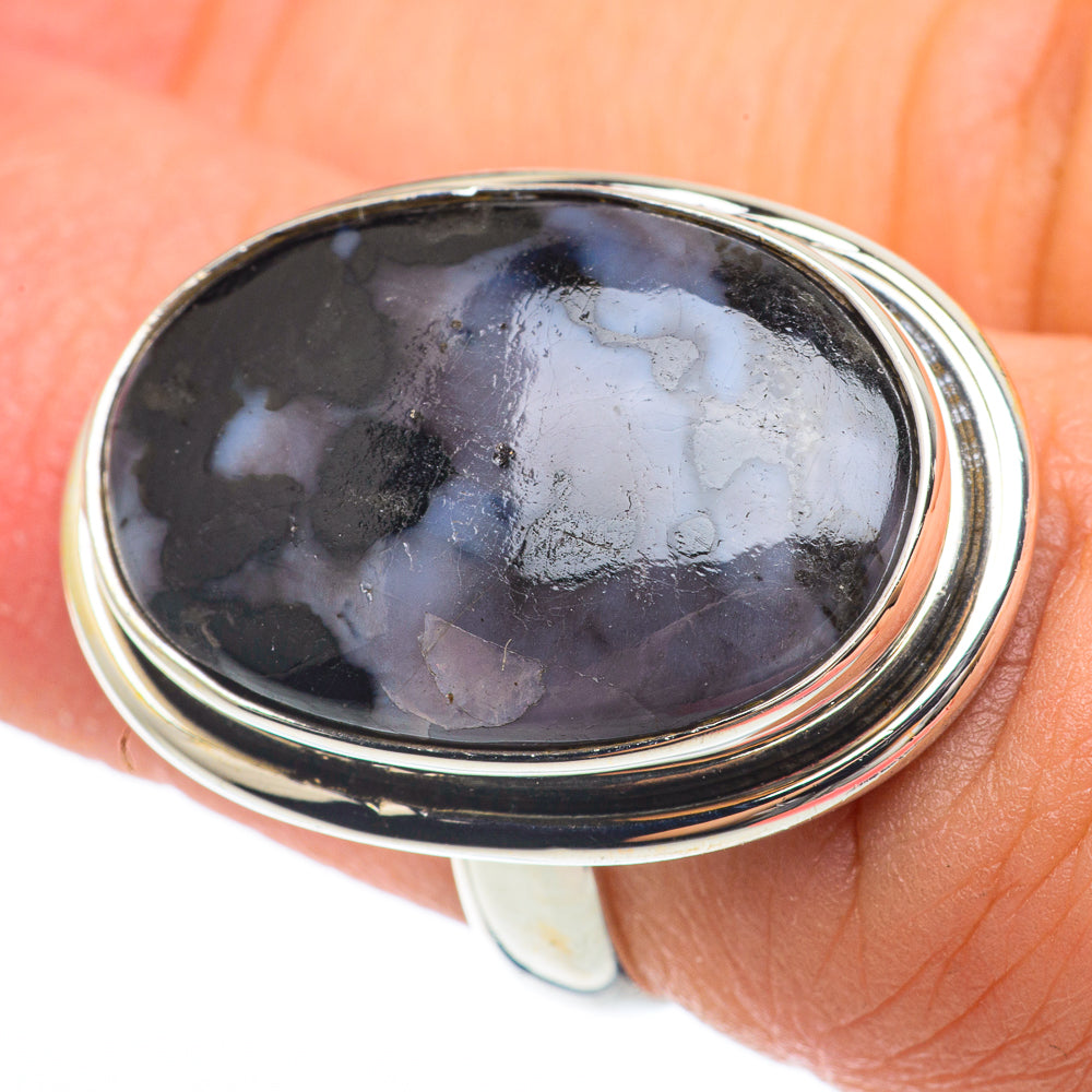 Gabbro Stone Rings handcrafted by Anasilvercos - RING64684