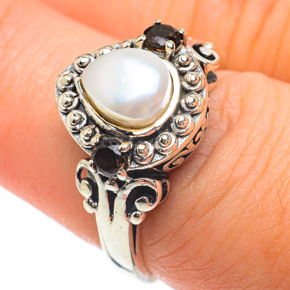 Cultured Pearl Rings handcrafted by Anasilvercos - RING64686