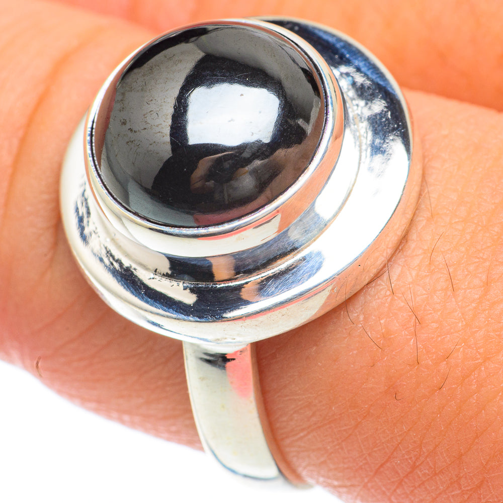 Hematite Rings handcrafted by Anasilvercos - RING64696