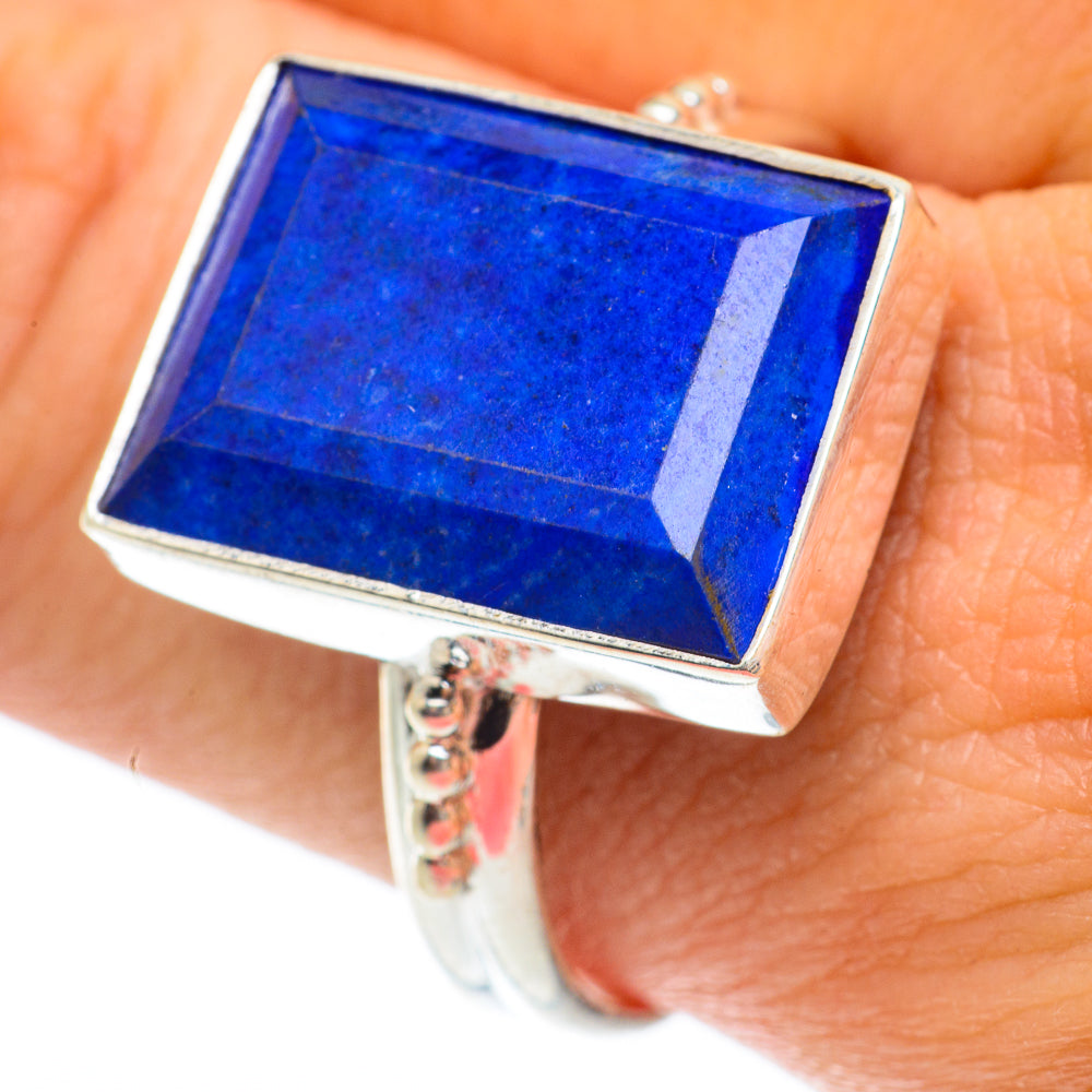 Lapis Lazuli Rings handcrafted by Anasilvercos - RING64730