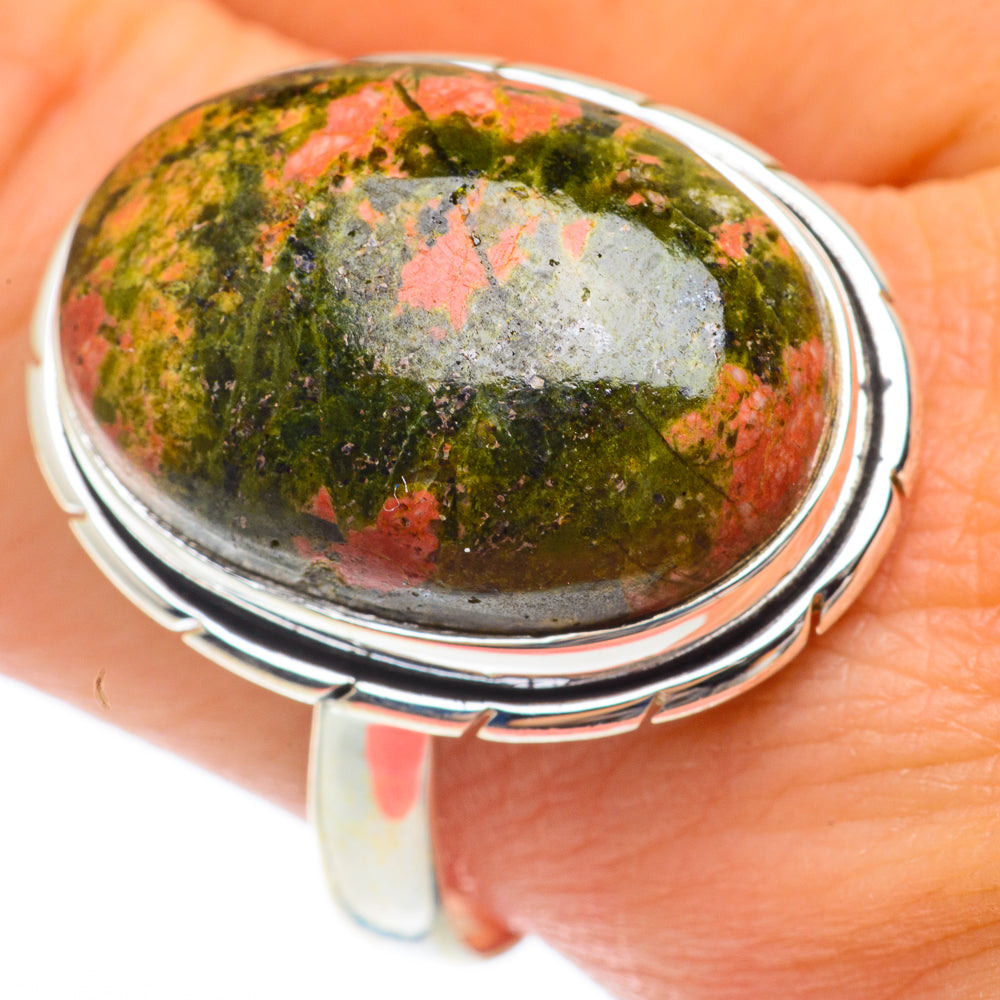 Unakite Rings handcrafted by Anasilvercos - RING64734