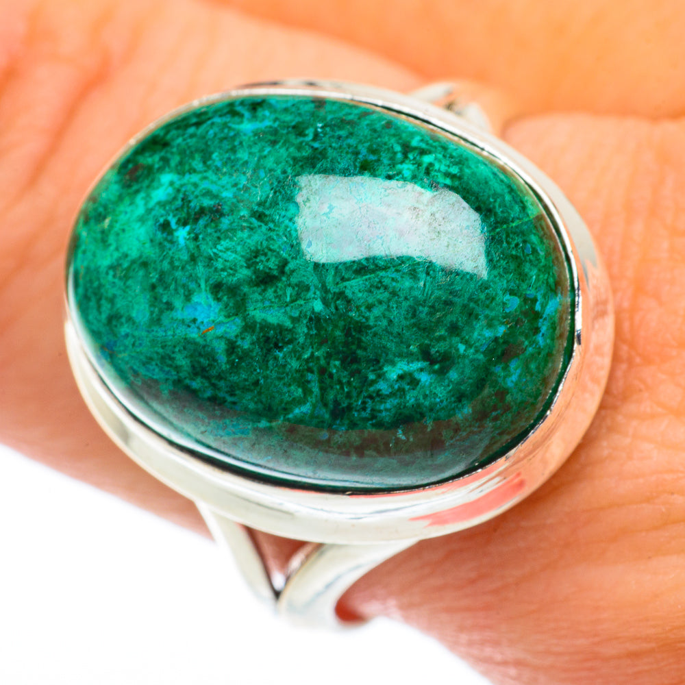 Chrysocolla Rings handcrafted by Anasilvercos - RING64735