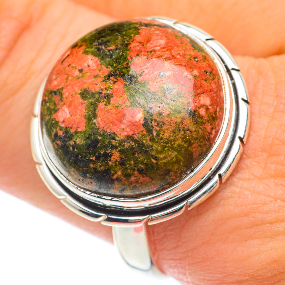 Unakite Rings handcrafted by Anasilvercos - RING64760