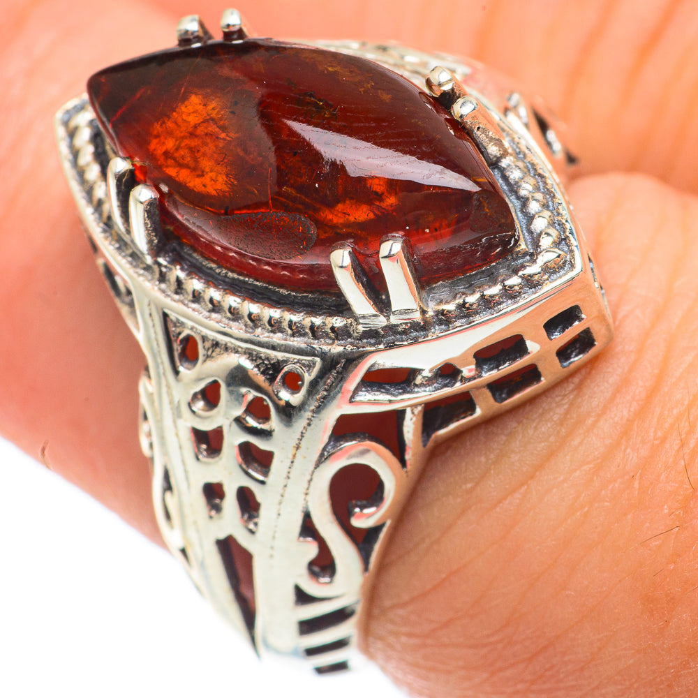 Baltic Amber Rings handcrafted by Anasilvercos - RING64767