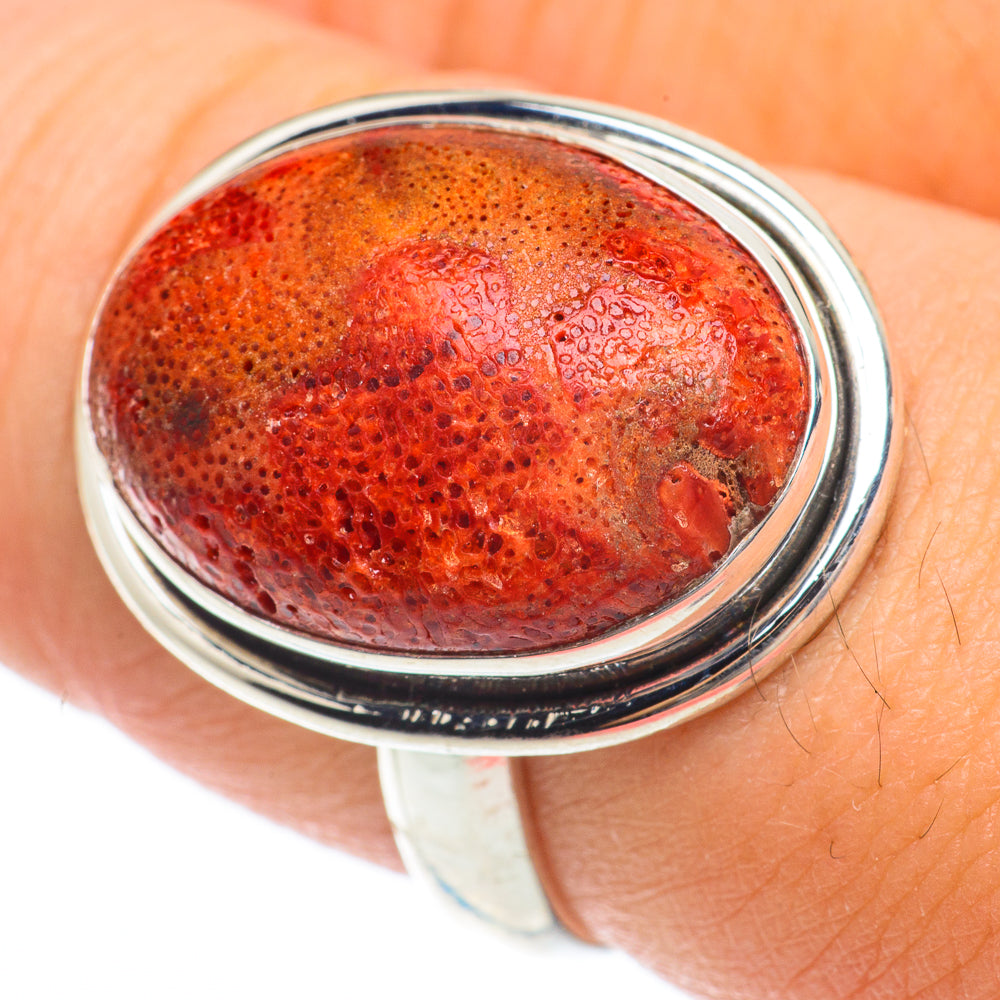 Sponge Coral Rings handcrafted by Anasilvercos - RING64768