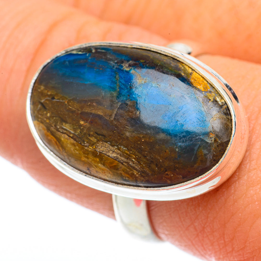 Peruvian Opal Rings handcrafted by Anasilvercos - RING64785