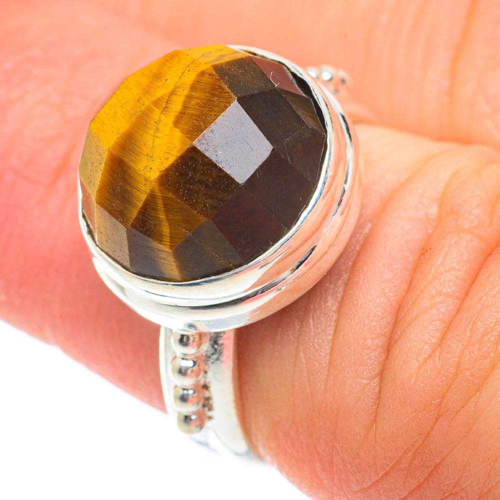 Tiger Eye Rings handcrafted by Anasilvercos - RING64792