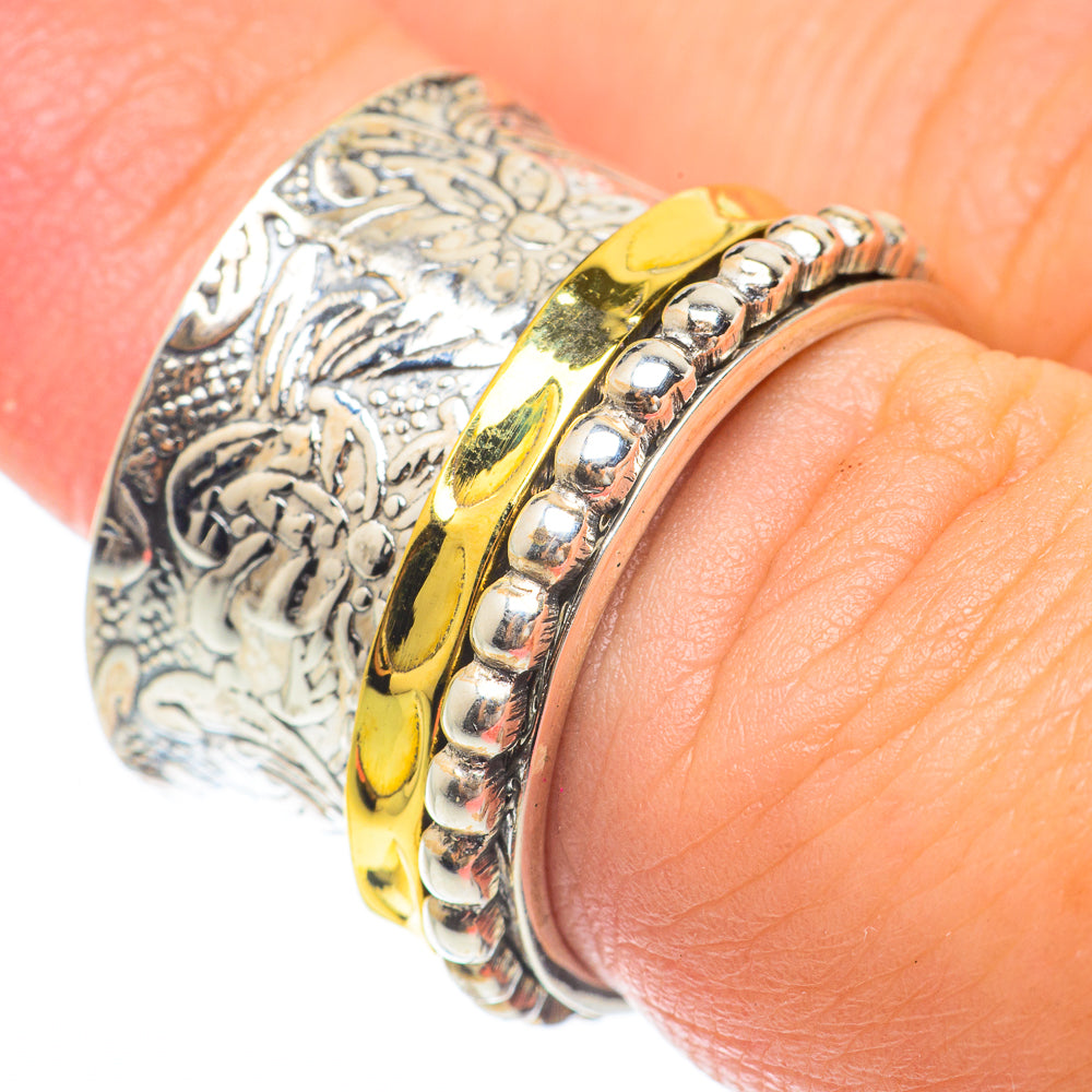 Meditation Spinner Rings handcrafted by Anasilvercos - RING64799