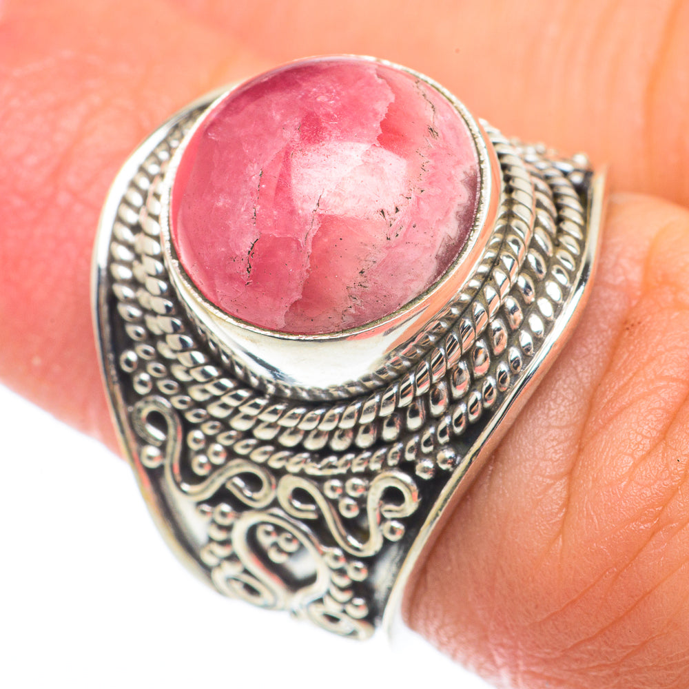Rhodochrosite Rings handcrafted by Anasilvercos - RING64818