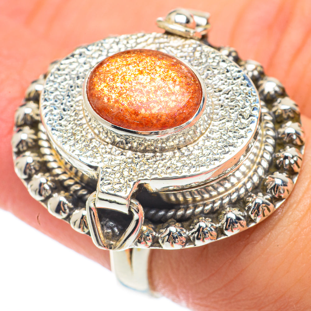 Sunstone Rings handcrafted by Anasilvercos - RING64838