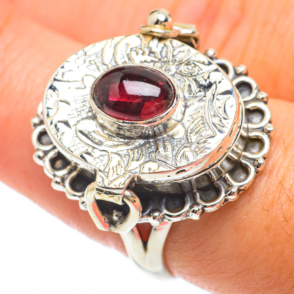 Garnet Rings handcrafted by Anasilvercos - RING64841