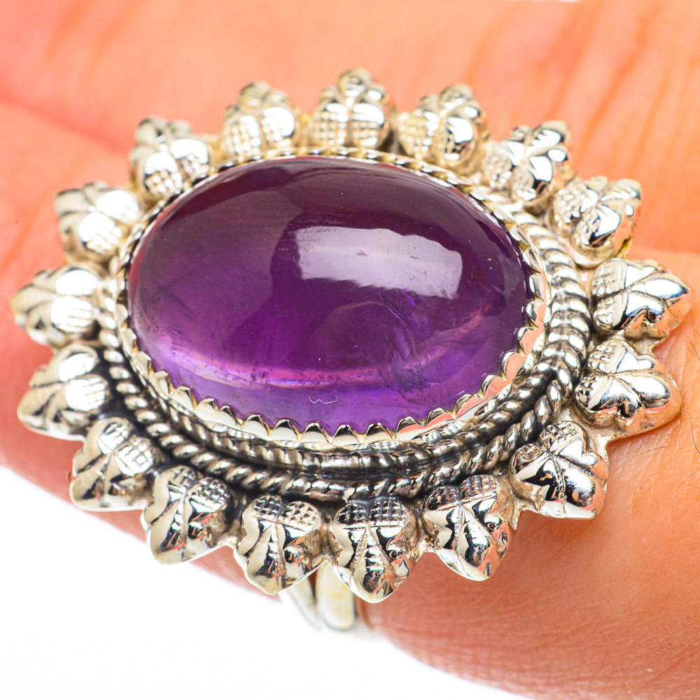 Amethyst Rings handcrafted by Anasilvercos - RING64844