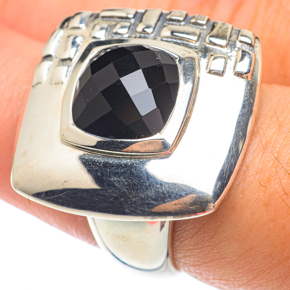 Black Onyx Rings handcrafted by Anasilvercos - RING64875