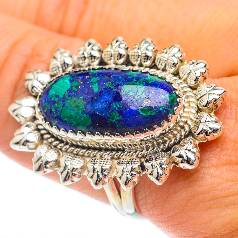 Azurite Rings handcrafted by Anasilvercos - RING64880