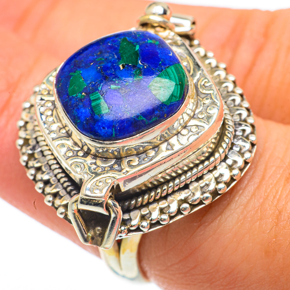 Azurite Rings handcrafted by Anasilvercos - RING64881