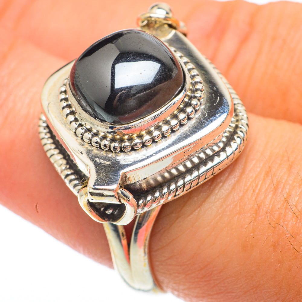 Hematite Rings handcrafted by Anasilvercos - RING64882
