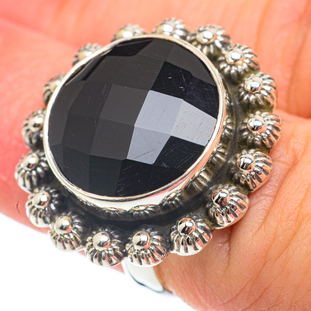 Black Onyx Rings handcrafted by Anasilvercos - RING64901