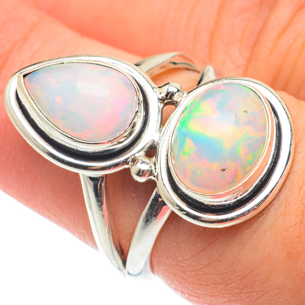 Ethiopian Opal Rings handcrafted by Anasilvercos - RING64909