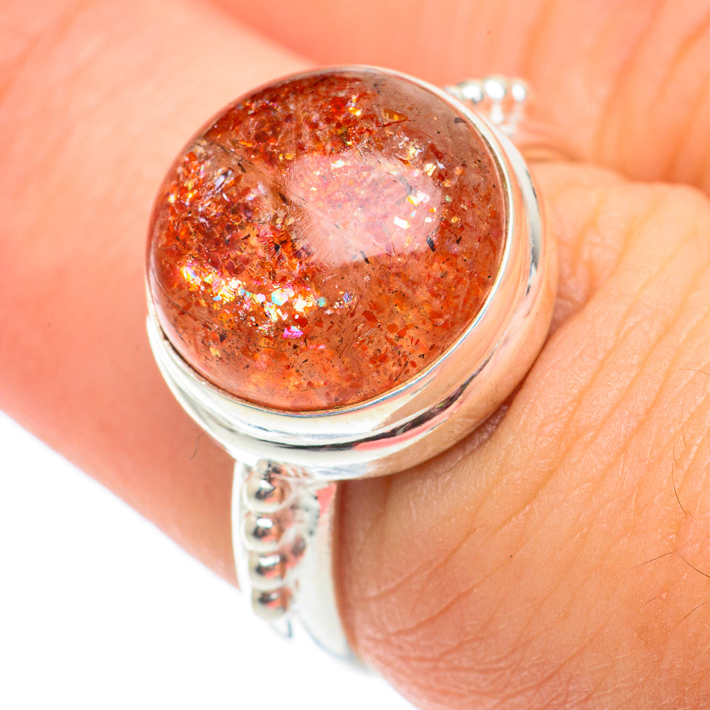 Sunstone Rings handcrafted by Anasilvercos - RING64918
