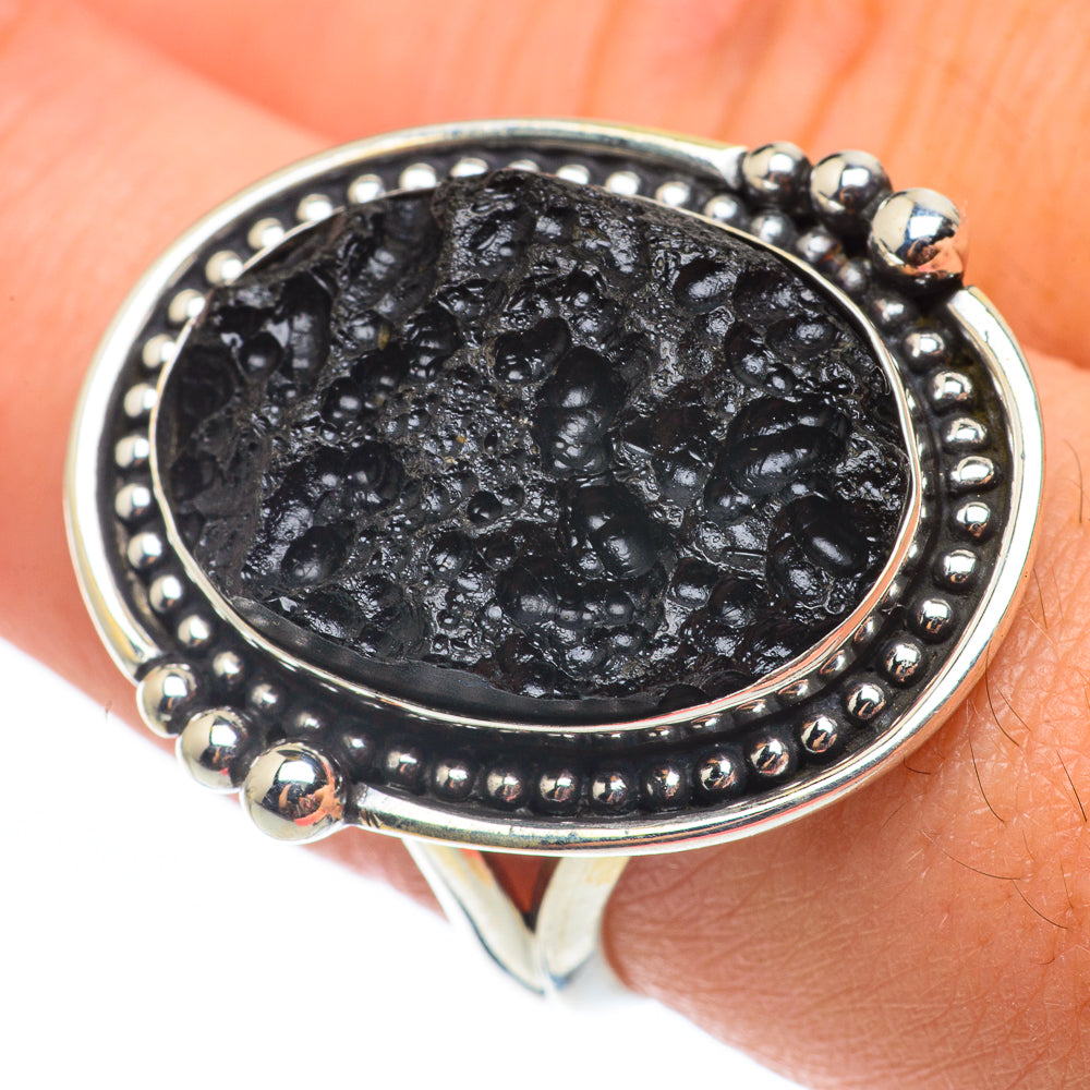 Tektite Rings handcrafted by Anasilvercos - RING64923
