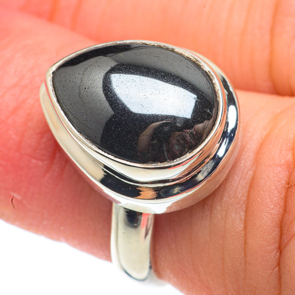 Hematite Rings handcrafted by Anasilvercos - RING64934