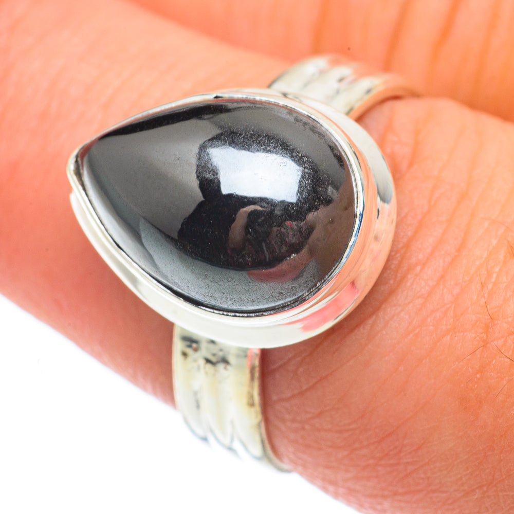 Hematite Rings handcrafted by Anasilvercos - RING64935