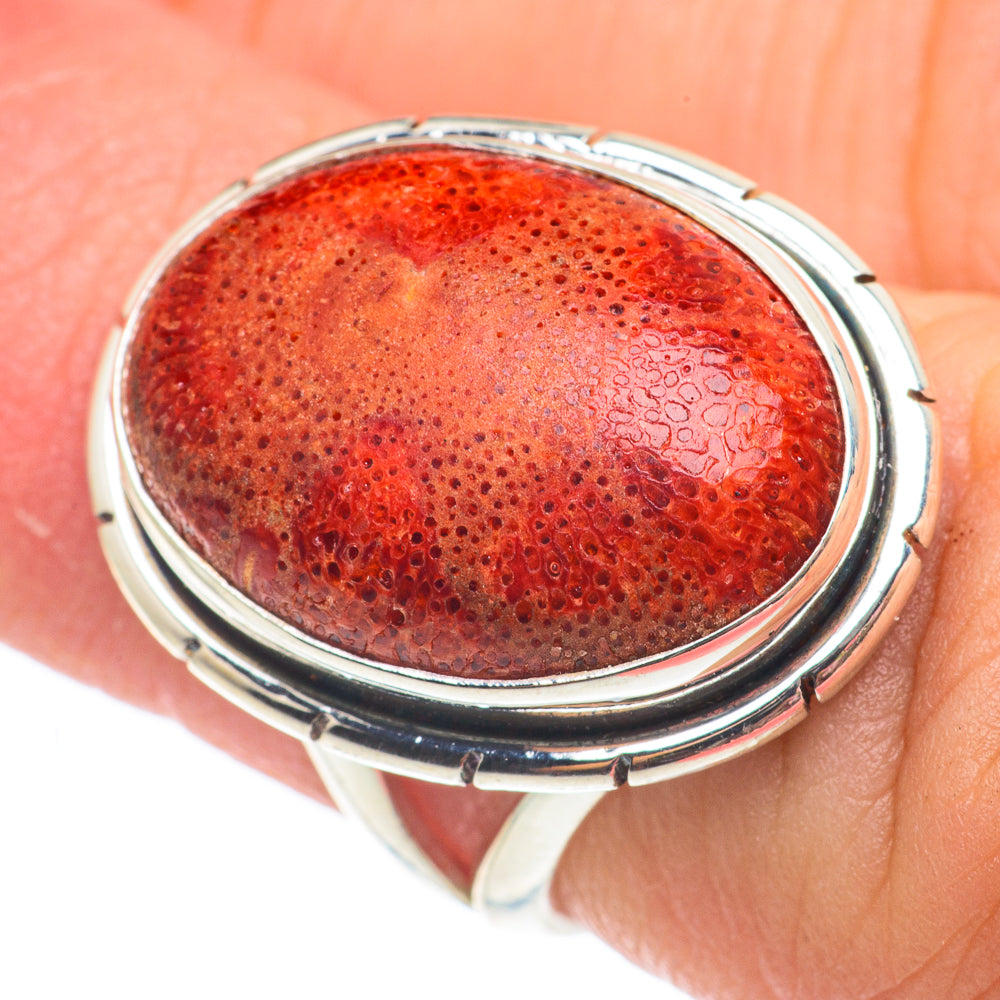 Sponge Coral Rings handcrafted by Anasilvercos - RING64944