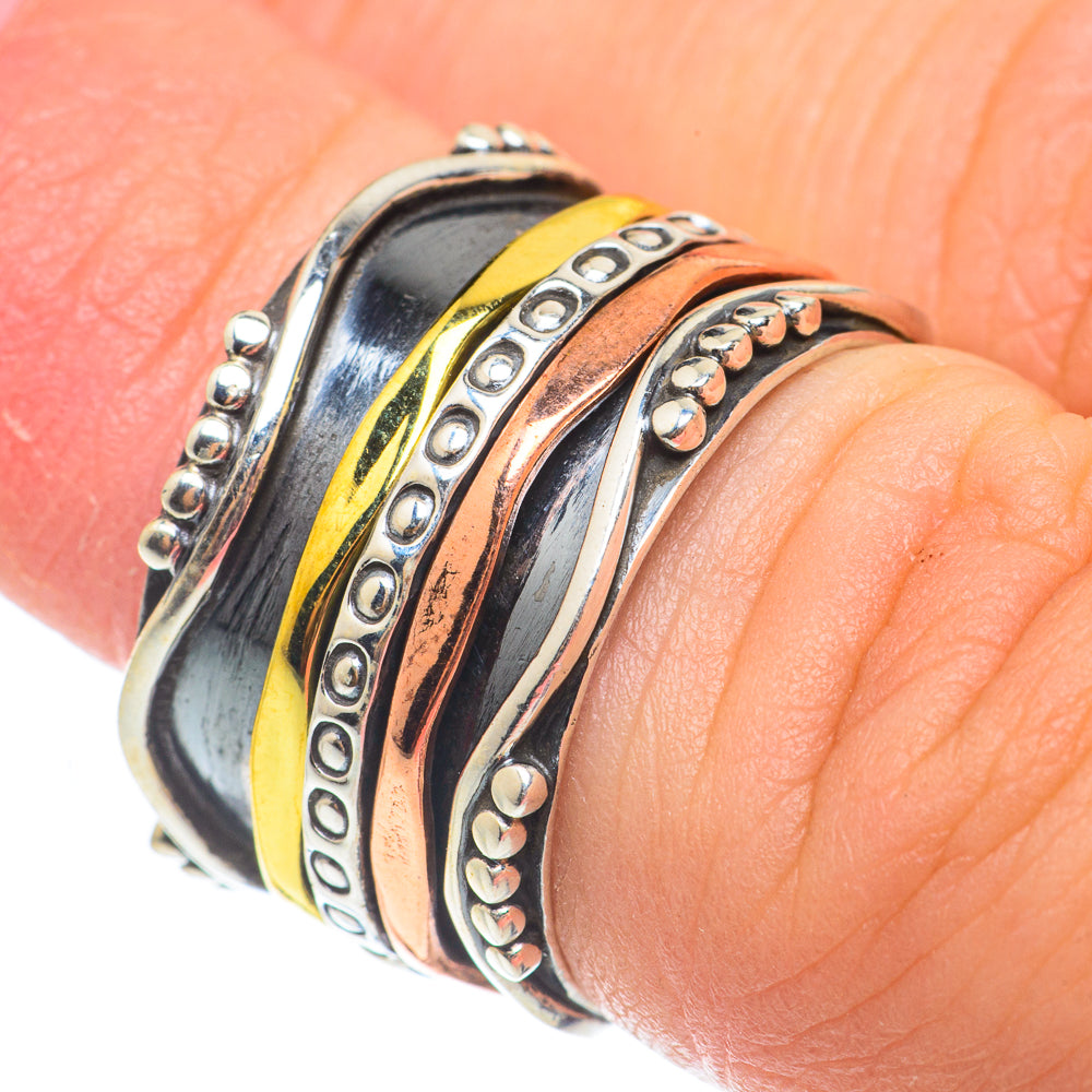 Meditation Spinner Rings handcrafted by Anasilvercos - RING64950