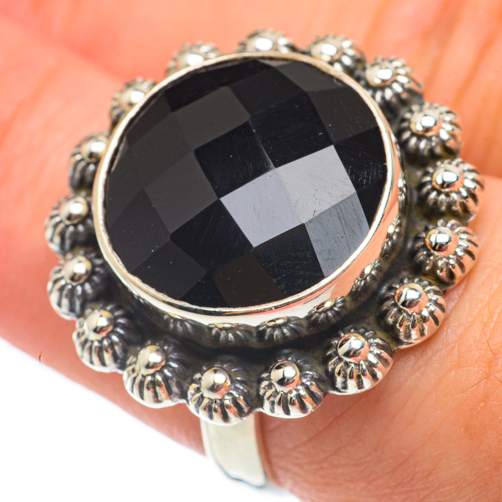 Black Onyx Rings handcrafted by Anasilvercos - RING64951
