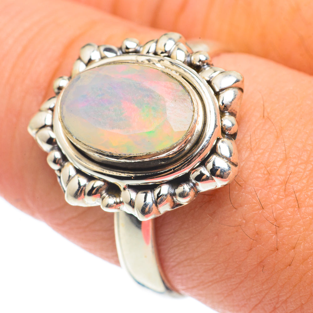 Ethiopian Opal Rings handcrafted by Anasilvercos - RING64978