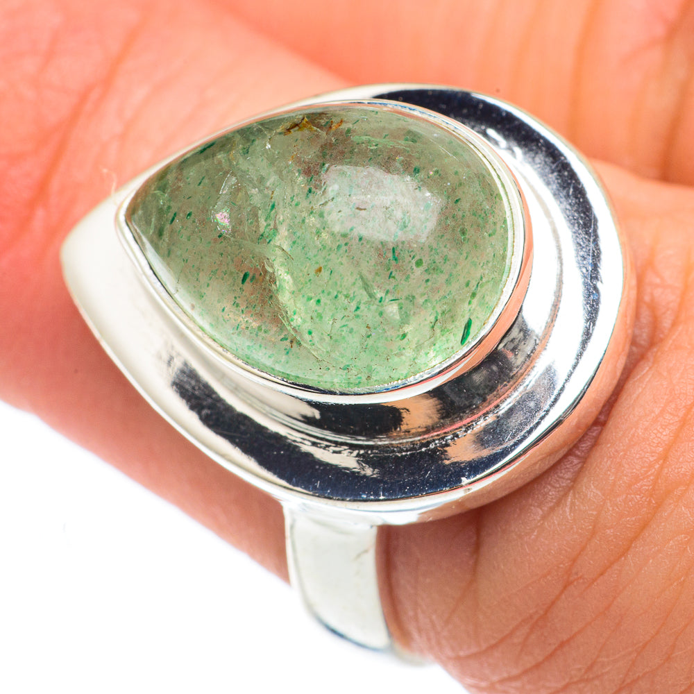 Prehnite Rings handcrafted by Anasilvercos - RING64983