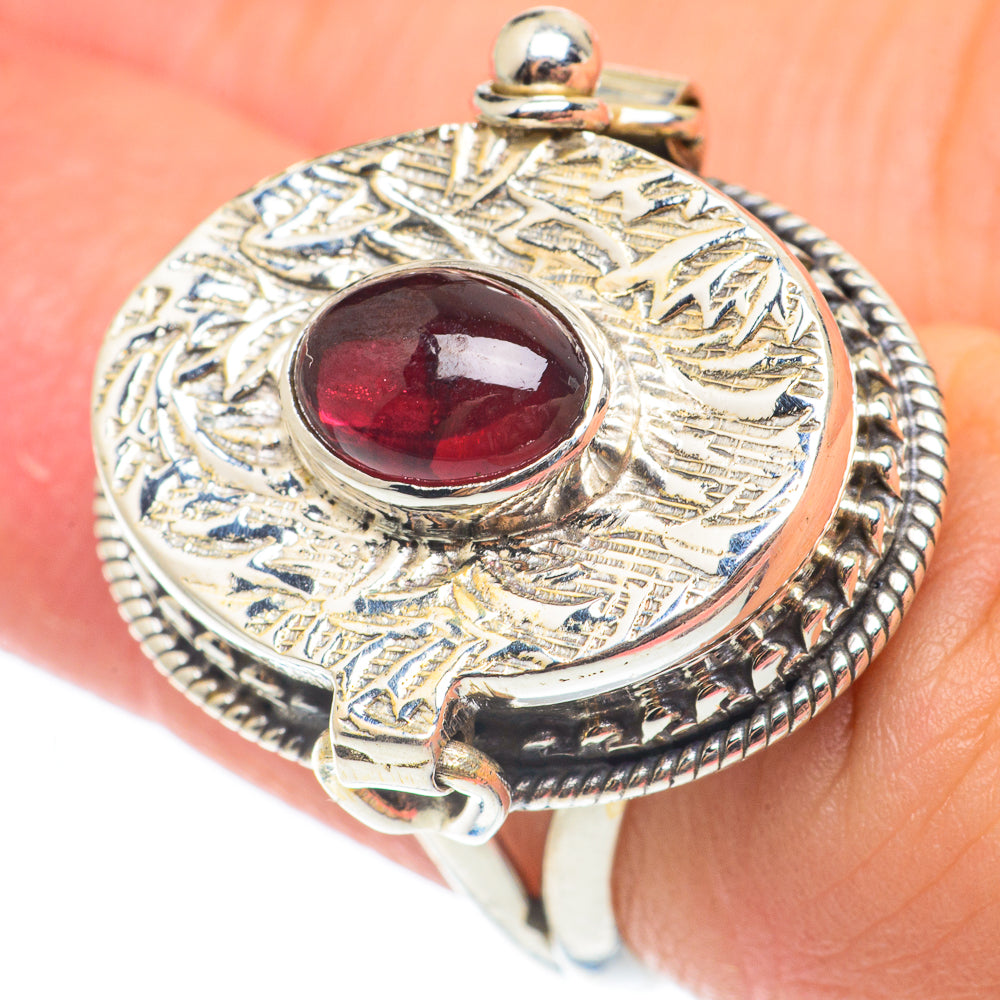 Garnet Rings handcrafted by Anasilvercos - RING64992