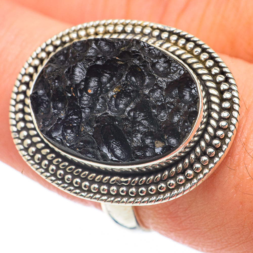 Tektite Rings handcrafted by Anasilvercos - RING64996