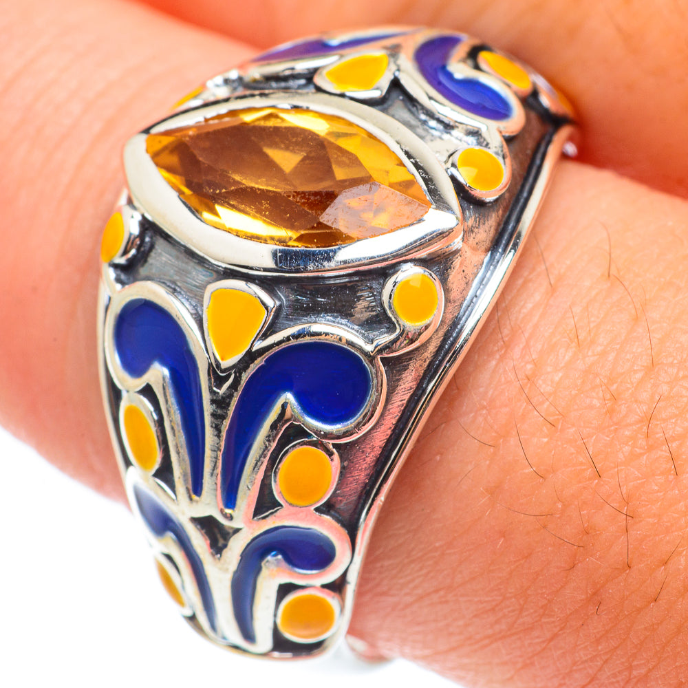 Citrine Rings handcrafted by Anasilvercos - RING64997
