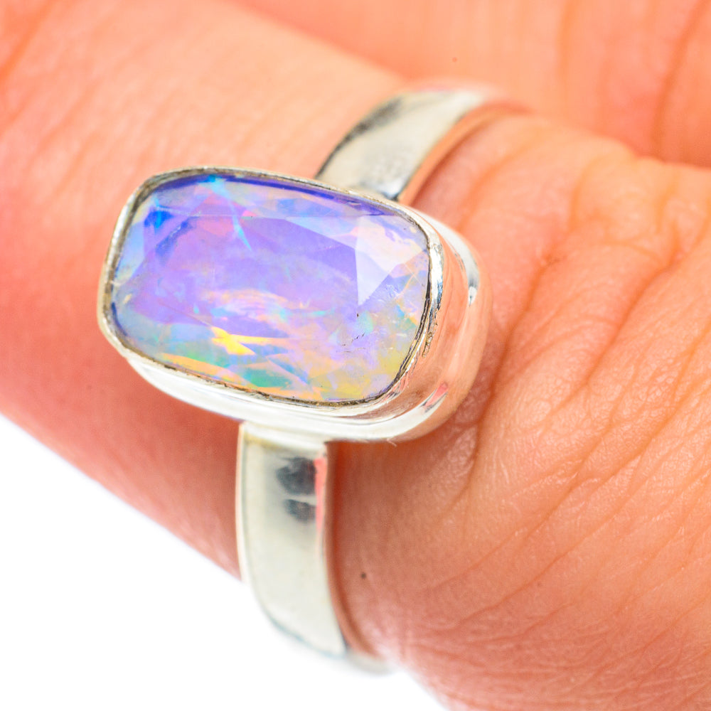 Ethiopian Opal Rings handcrafted by Anasilvercos - RING64999
