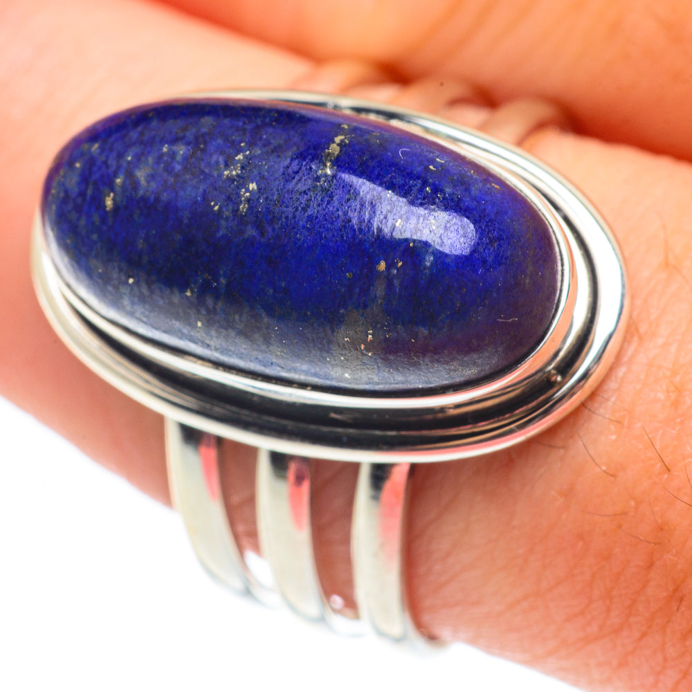 Lapis Lazuli Rings handcrafted by Anasilvercos - RING65005