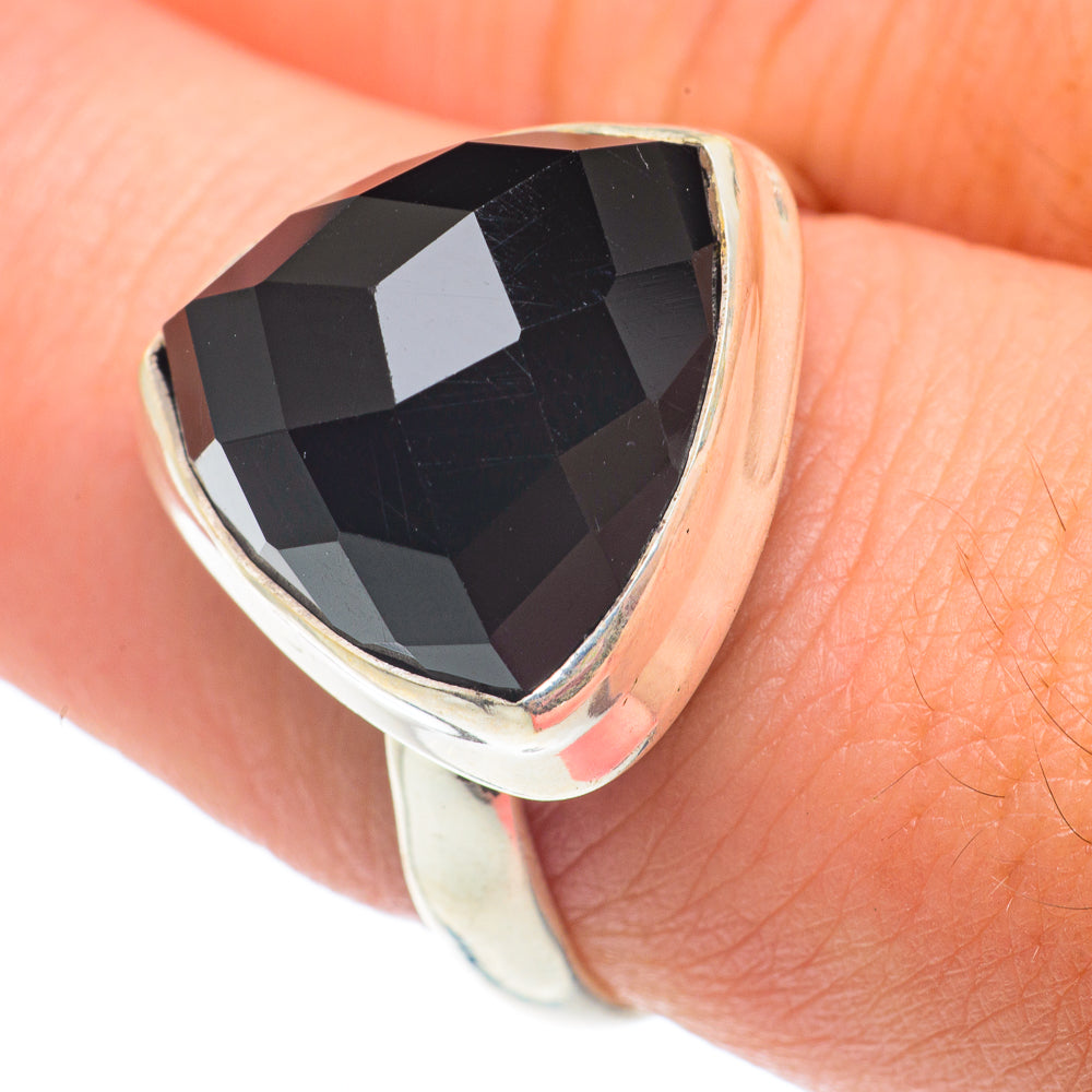Black Onyx Rings handcrafted by Anasilvercos - RING65016