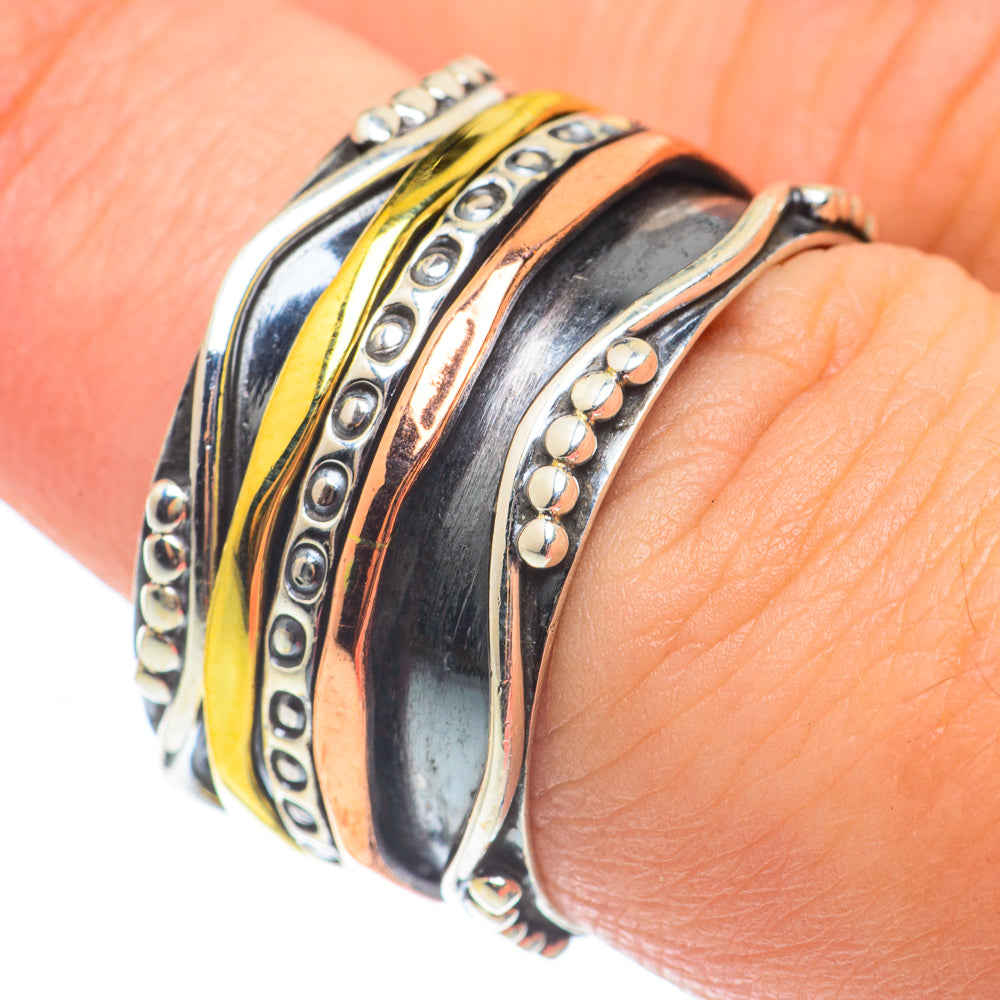 Meditation Spinner Rings handcrafted by Anasilvercos - RING65034