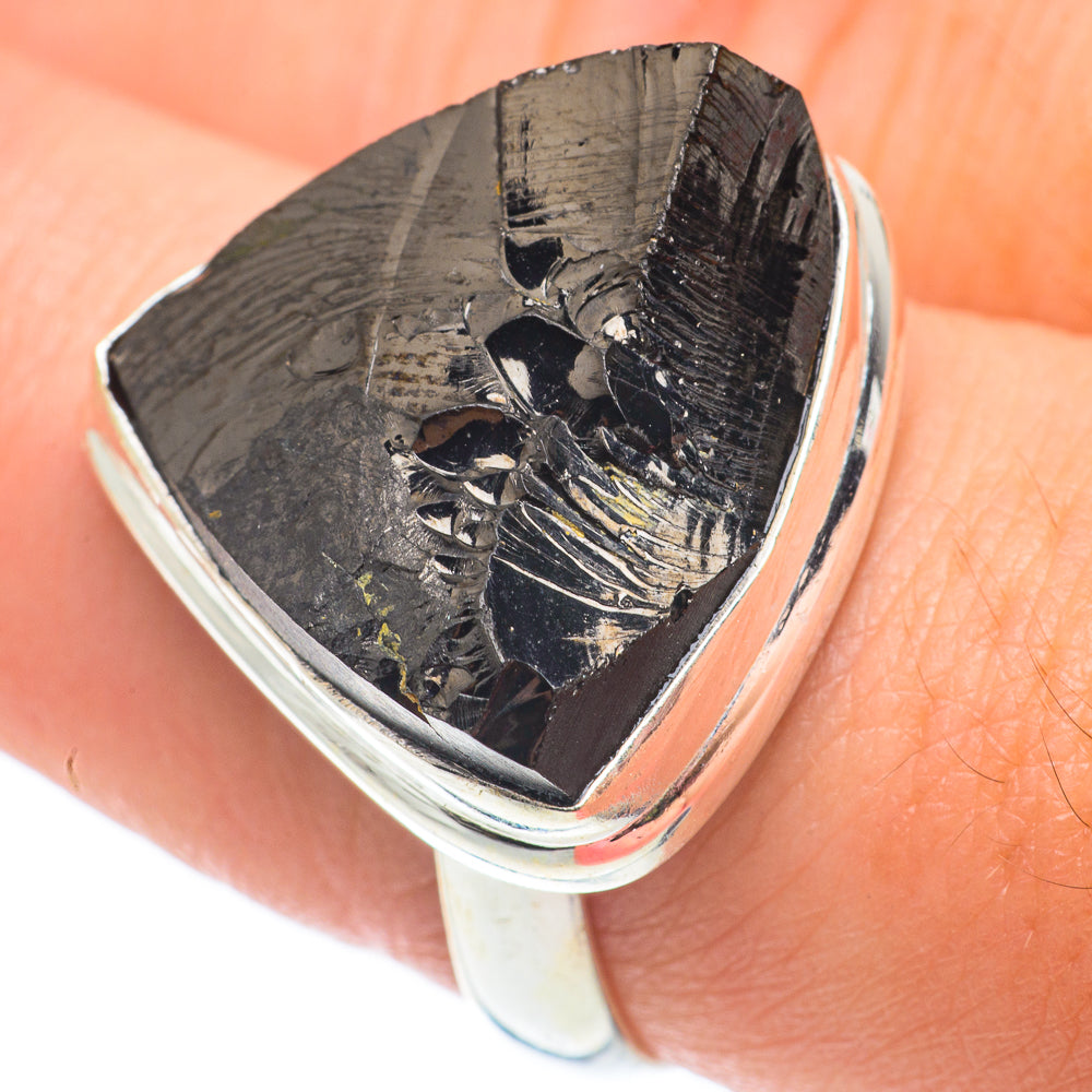 Shungite Rings handcrafted by Anasilvercos - RING65035