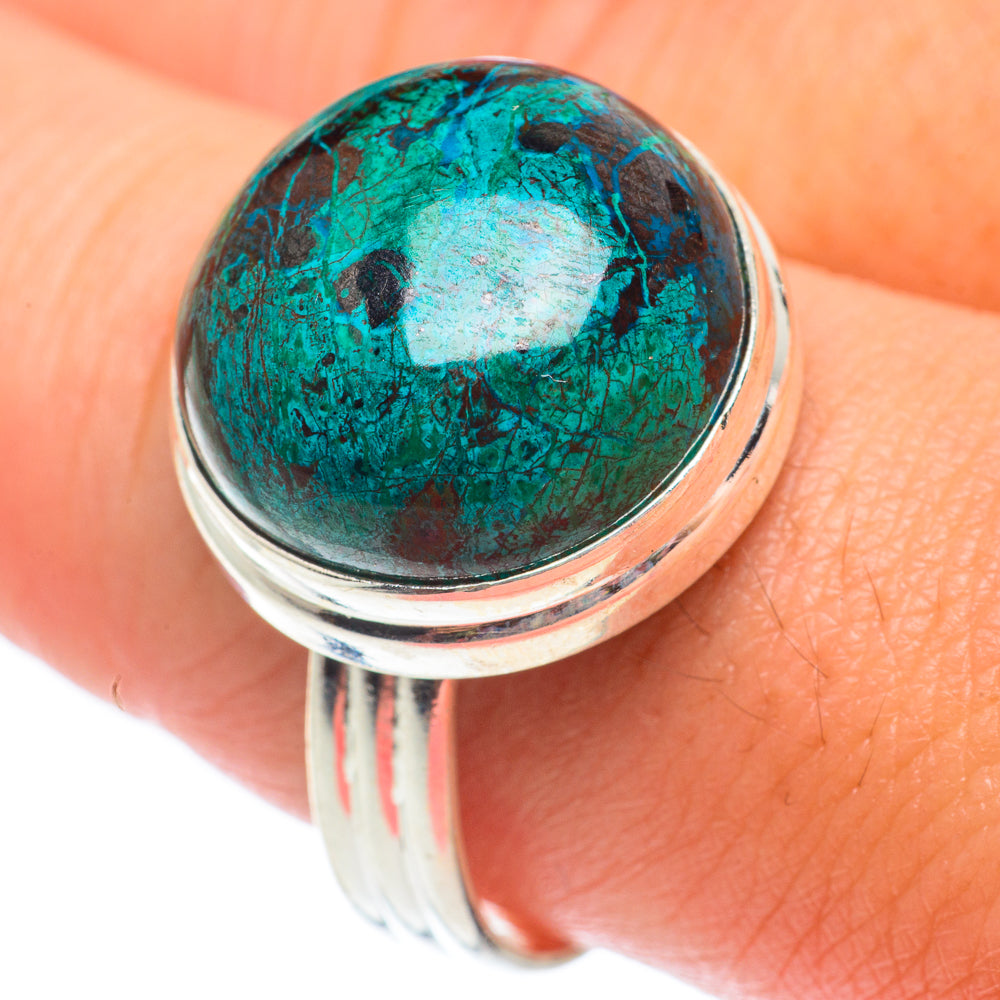Shattuckite Rings handcrafted by Anasilvercos - RING65044