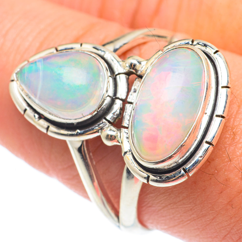 Ethiopian Opal Rings handcrafted by Anasilvercos - RING65072