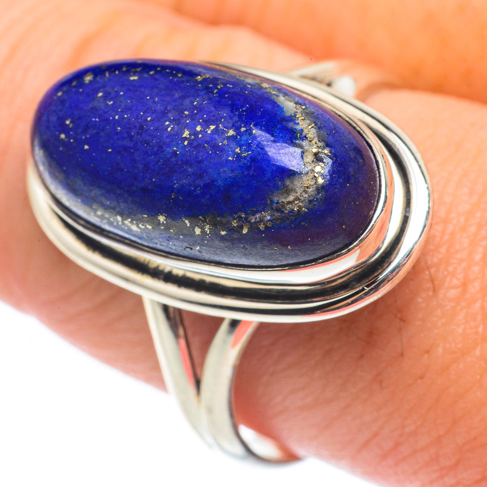 Lapis Lazuli Rings handcrafted by Anasilvercos - RING65075