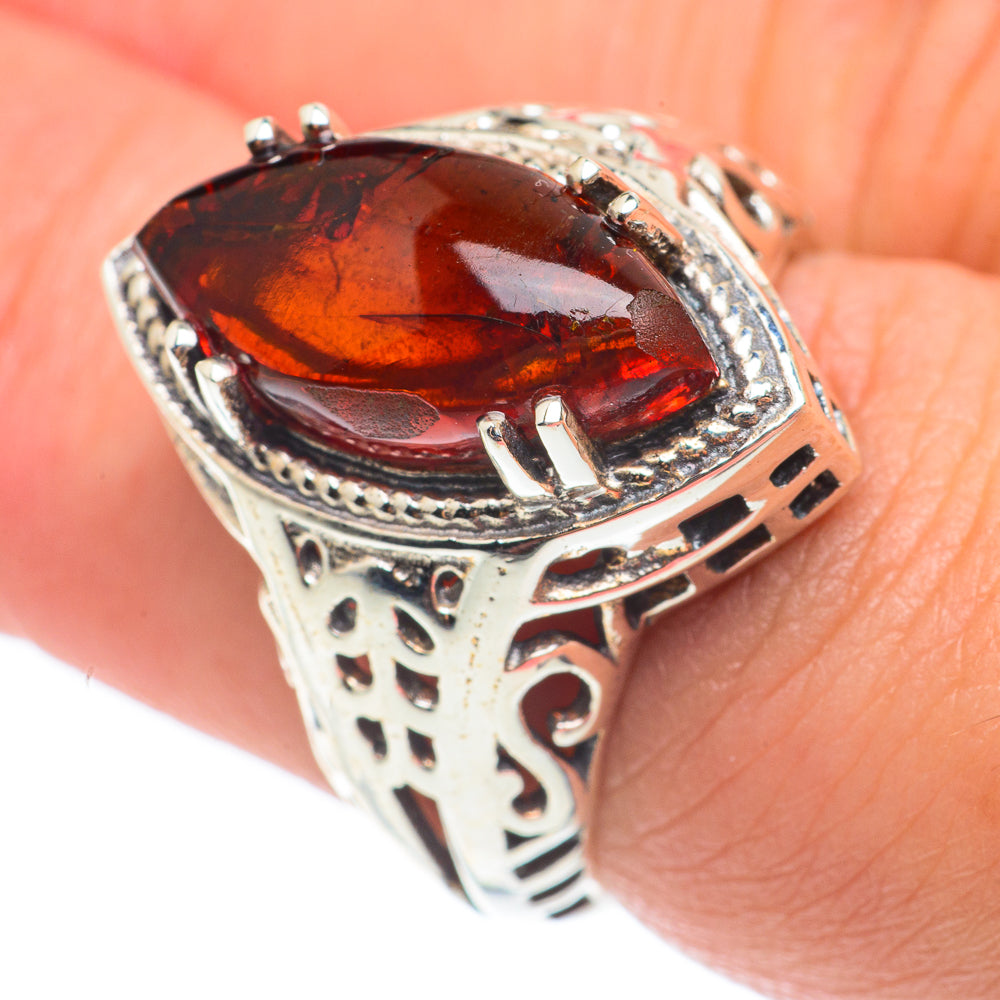 Baltic Amber Rings handcrafted by Anasilvercos - RING65083
