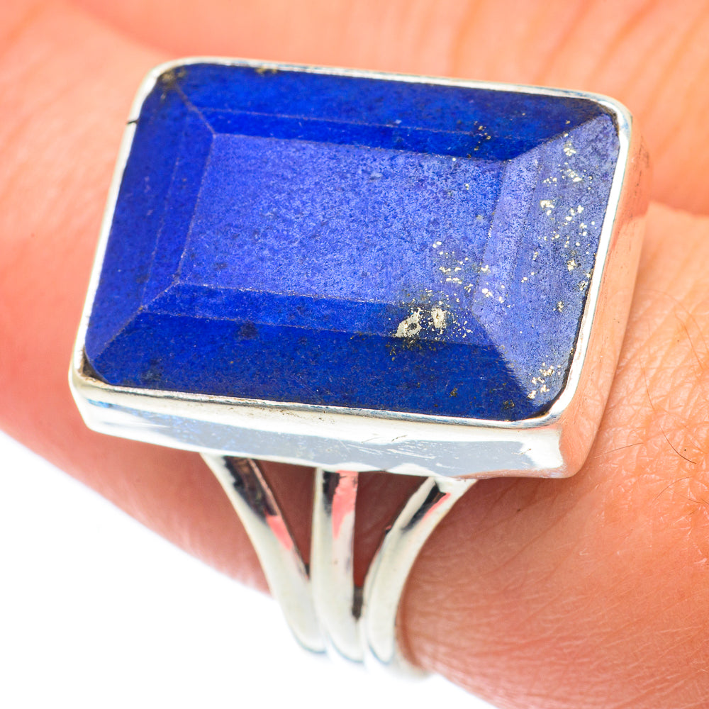 Lapis Lazuli Rings handcrafted by Anasilvercos - RING65111