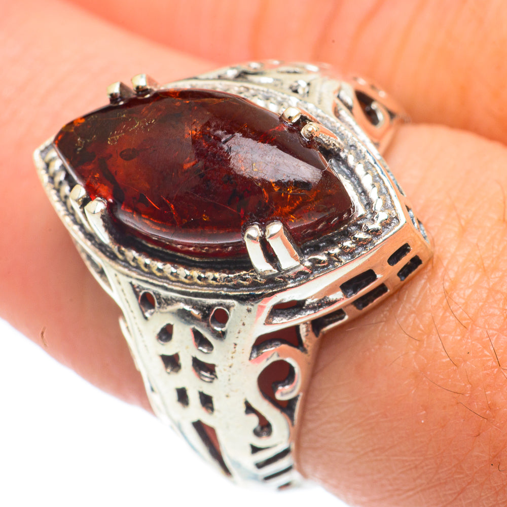 Baltic Amber Rings handcrafted by Anasilvercos - RING65118
