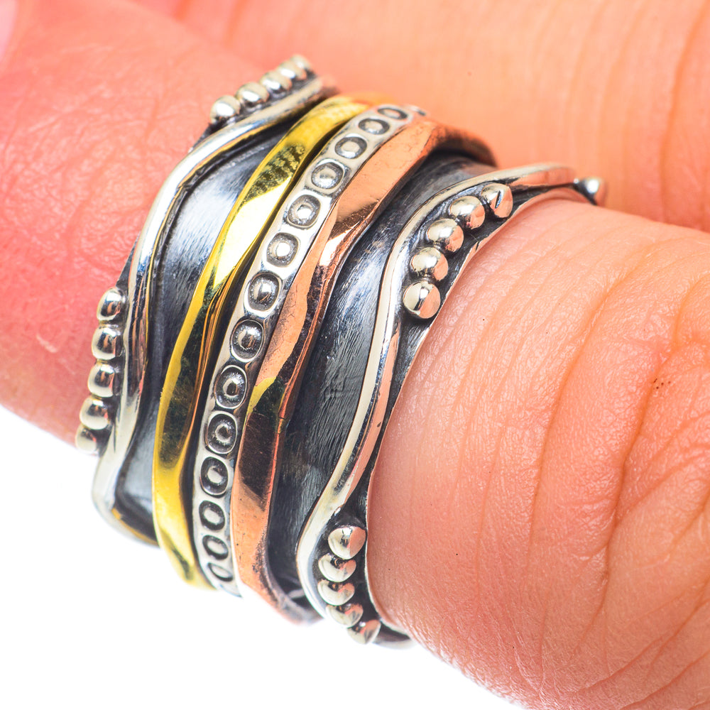 Meditation Spinner Rings handcrafted by Anasilvercos - RING65121